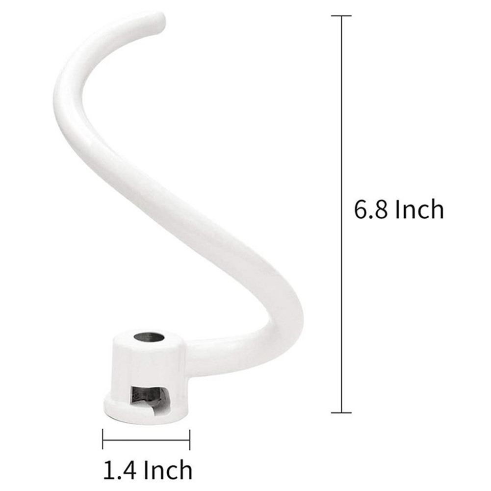 Kitchenaid Baking Set - YCOC-スパイラルコーティングメタル生地フック キッチンエイド6QT縦型リフティングミキサーボウル用 KV25G0X KV25G8X KV25H0X KP26M1X