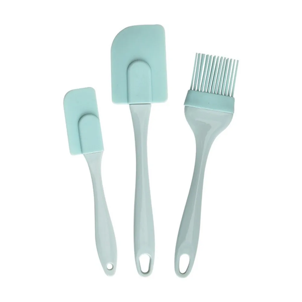 Kitchen Baking Appliances - 3 個クリームスクレーパー DIY パンケーキバターへらミキサーオイルブラシキッチンベーキングツールシリコーンへらノンスティック
