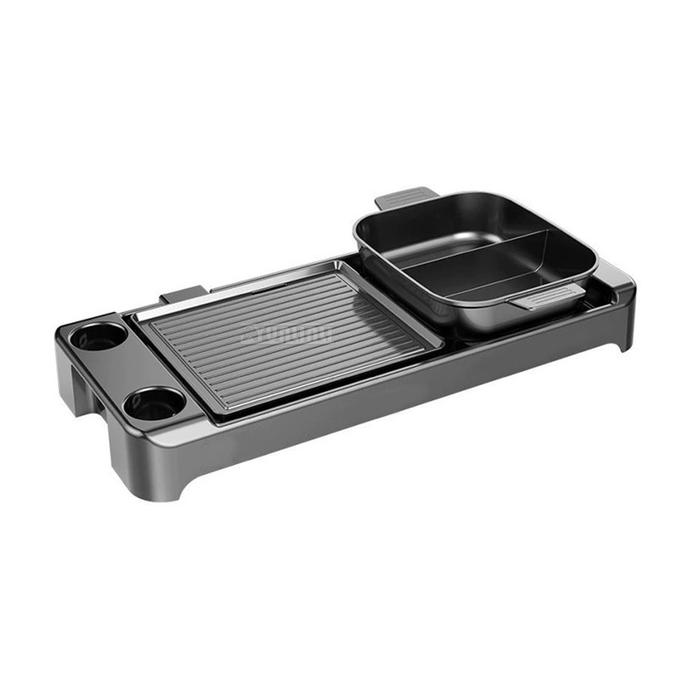 Kitchen Baking Appliances - 電気バーベキューホットポットストーブデュアルフレーバー調理鍋ベーキングプレート家庭用キッチン家電
