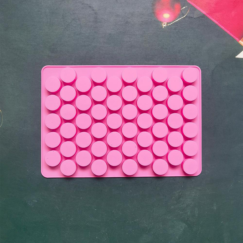 Kitchen And Baking Tools - 円筒形シリコンモールド石鹸型チョコレートクッキーカバーサンドイッチツールDIYゼリープリンキャンディーキッチンケーキベーキングパン