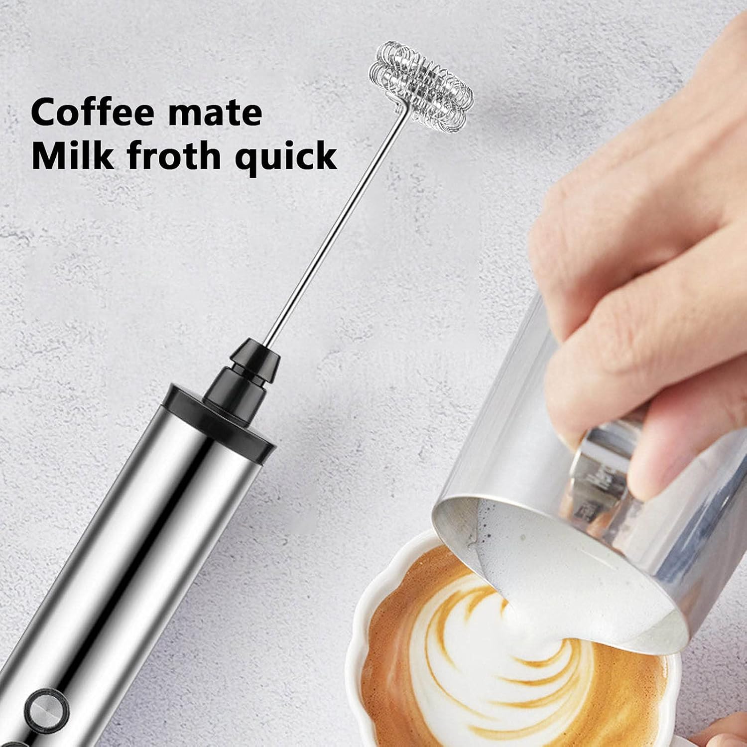 Kitchen Baking Appliances - マグパイ3in1ハンドヘルド電動ミルク泡立て器ドリンクミキサー卵ビーター充電式簡単操作泡立て器家庭用キッチンツール