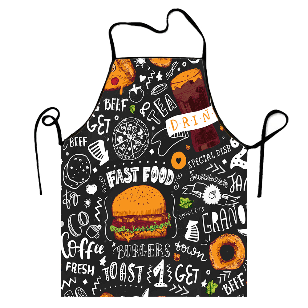 Super Kitchen Baking Mat - 超ハンバーガーパターンの防水キッチンエプロン,家庭用,ファッショナブルなキッチン,サイズ50x75cm,68x95cm, 1個