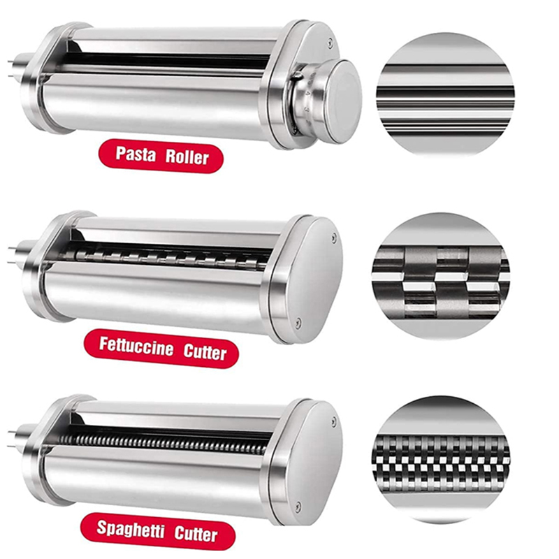 Kitchenaid Baking Set - KitchenAid パスタローラーフェットチーネスパゲッティカッターセット KitchenAid KA 洗えるスタンドステンレスミキサースパゲッティメーカーカッター
