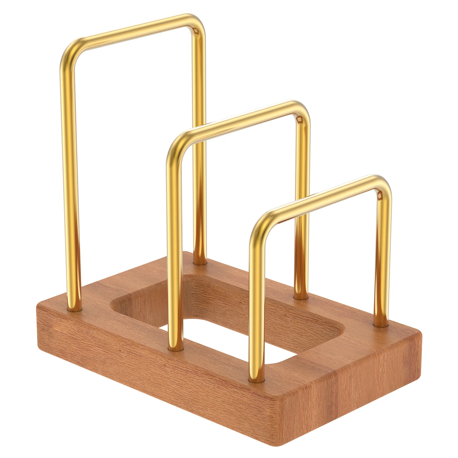 Kitchen Cabinet Baking Organizer - 鍋蓋ラックまな板オーガナイザー木製ベースベーキングパンチョッピング収納キッチンカウンターキャビネットキッチン用品アクセサリー
