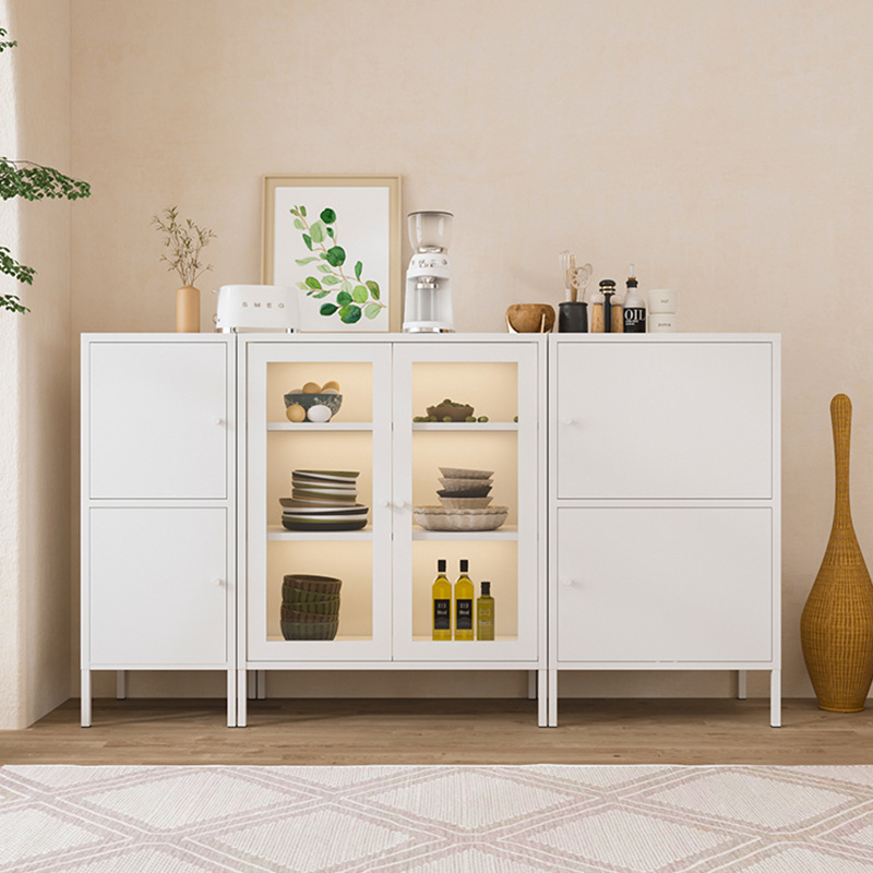 Kitchen Zain - 錬鉄製のサイドキャビネット、収納キャビネット、キッチンキャビネット、家庭用リビングルームのバルコニー雑貨収納キャビネット