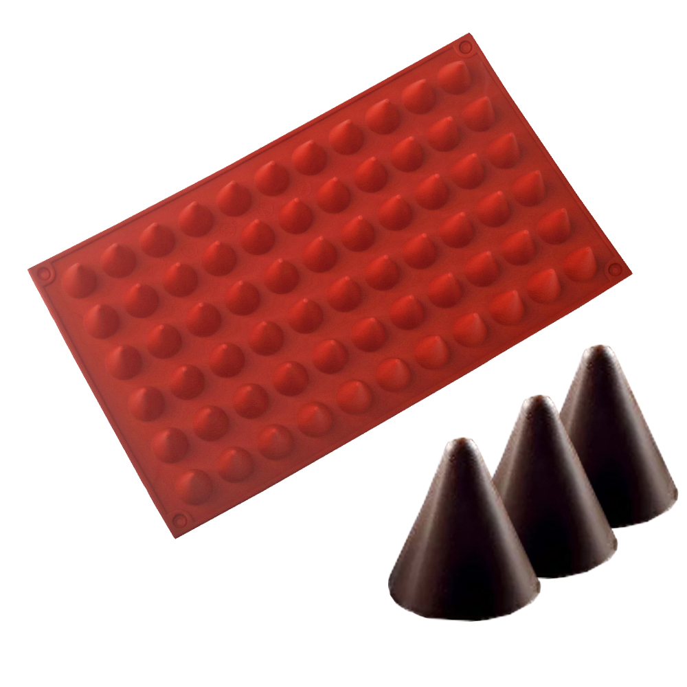 シリコンコーンチョコレートベーキングモールド、食品グレード、 - Kitchen And Baking Tools のレビューと価格