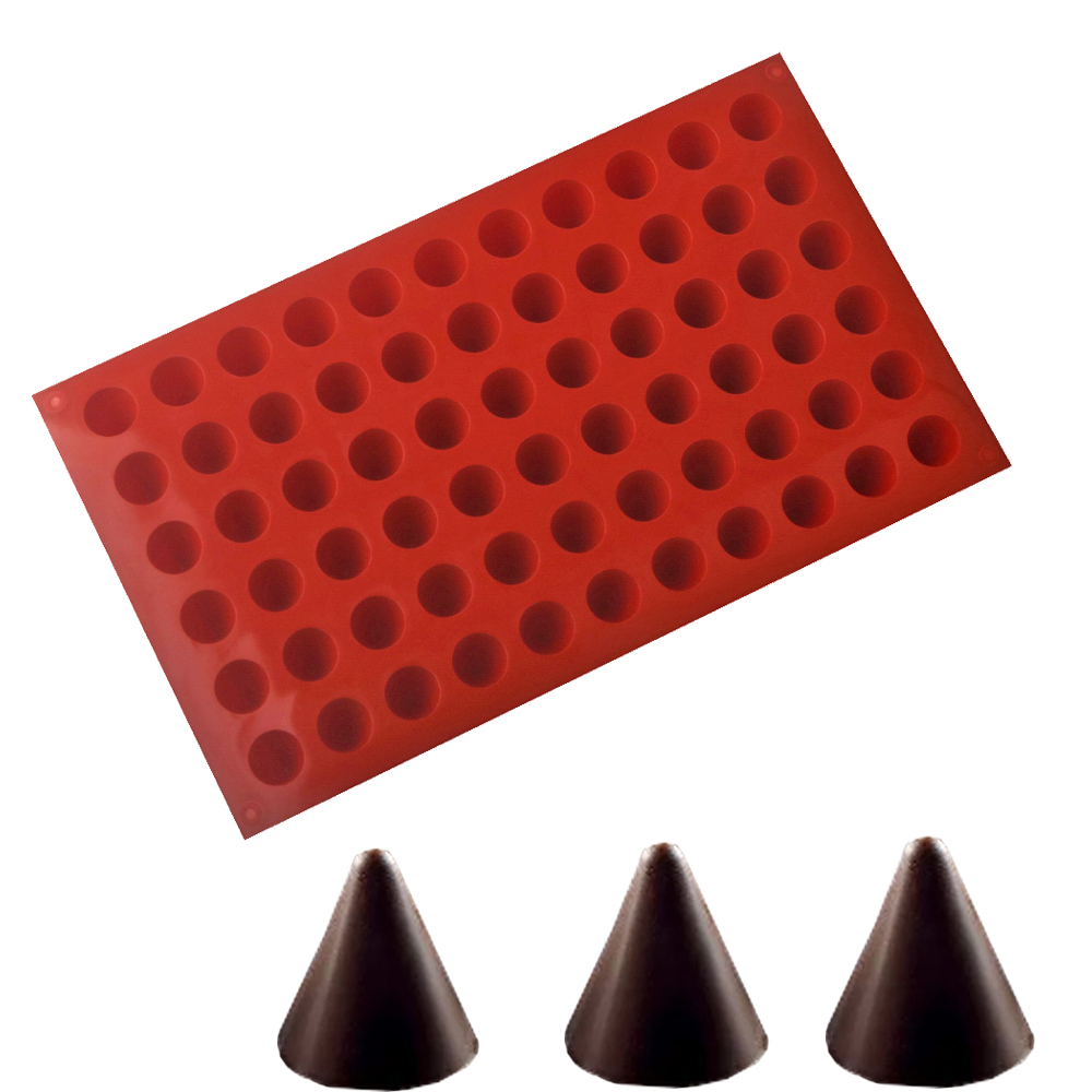 シリコンコーンチョコレートベーキングモールド、食品グレード、 - Kitchen And Baking Tools のレビューと価格