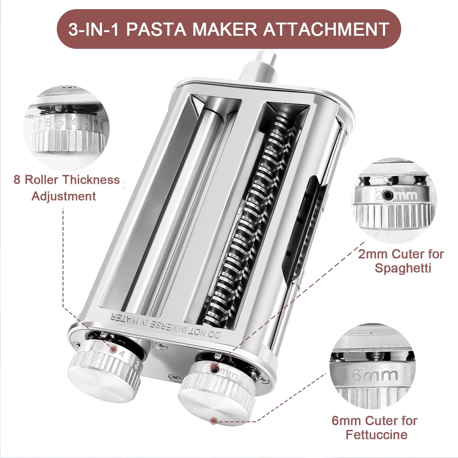 キッチンエイドミキサー3-in-1パスタローラーカッターアタ - Kitchenaid Baking Set のレビューと価格