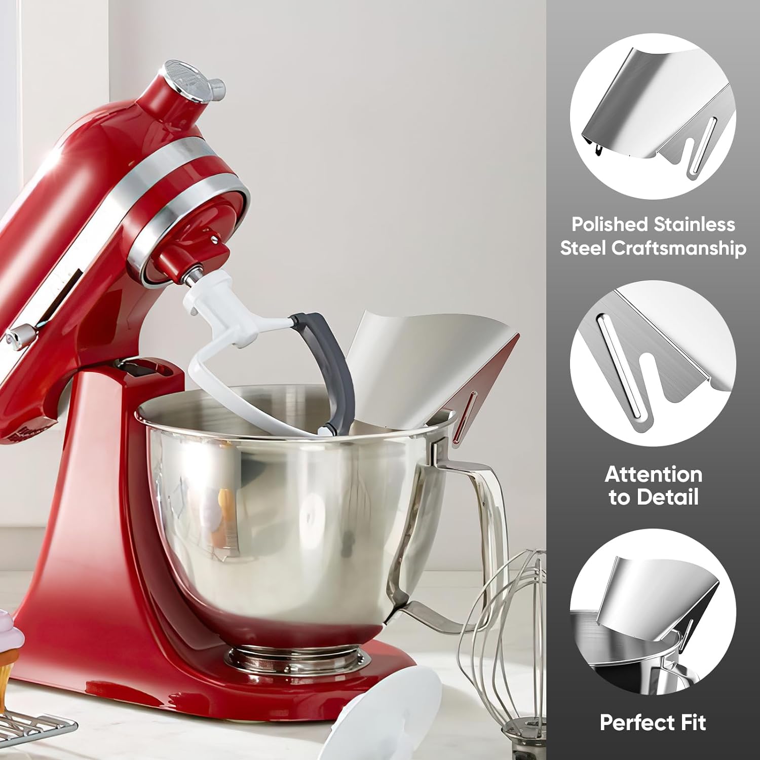 キッチンエイドスタンドミキサーステンレススチールボウル用ポア - Kitchen Baking Appliances のレビューと価格