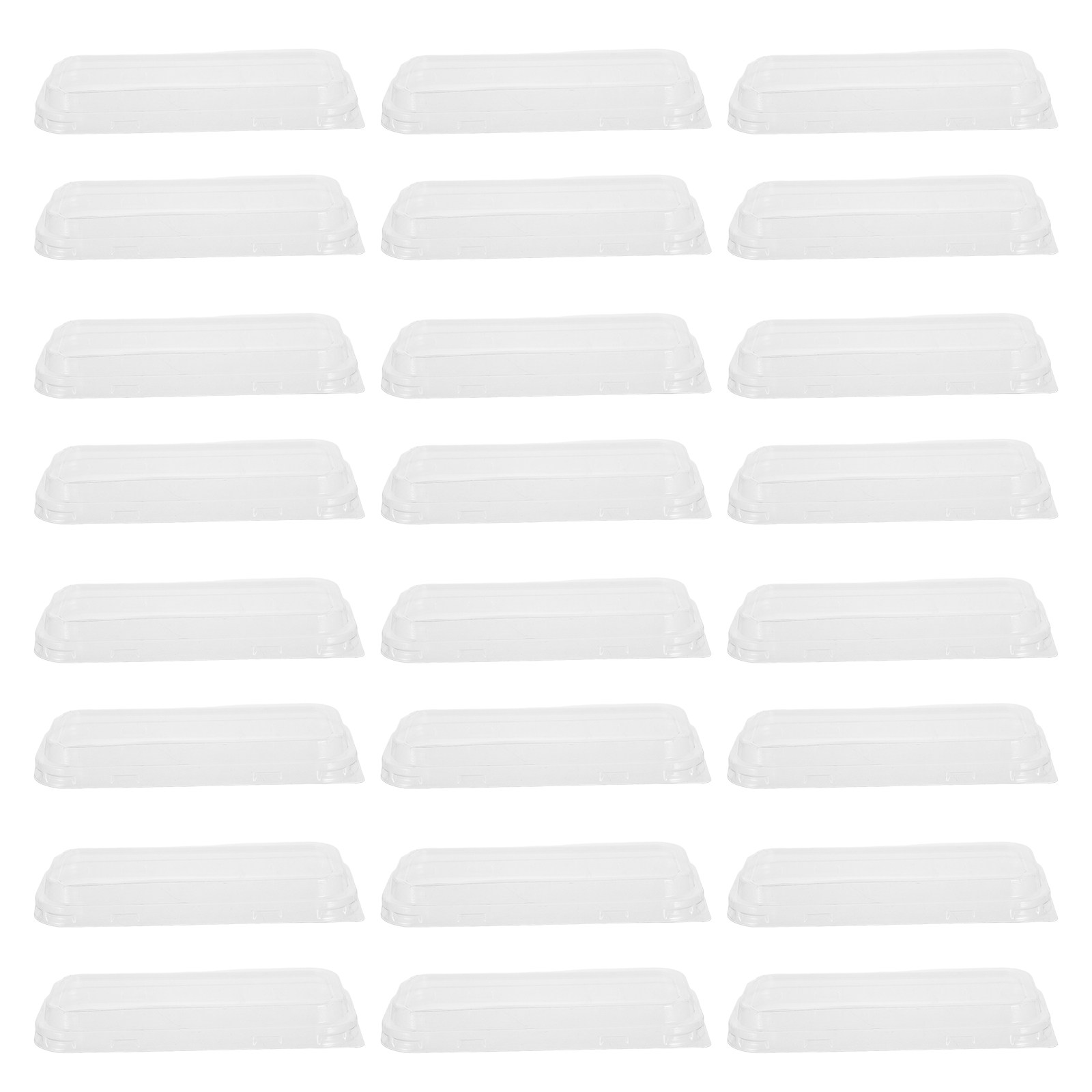 50個入り プラスチック製パン蓋 - 透明な長方形ケーキパン - Kitchen And Baking Tools のレビューと価格