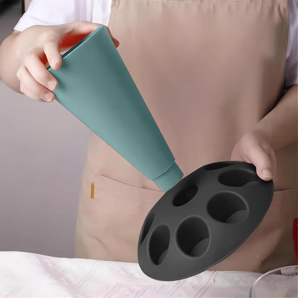 1 個ケーキデコレーションパイピングバッグチップホルダー付き - Kitchen And Baking Tools のレビューと価格