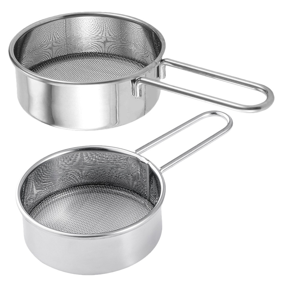 2個入りハンドヘルドミニステンレス製粉ふるい 40メッシュ  - Baking Powder Kitchen のレビューと価格