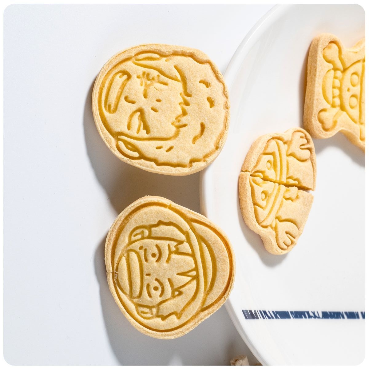 アニメワンピース クッキーカッターセット ルフィ ゾロ ウソ - Kitchen Baking Gifts のレビューと価格