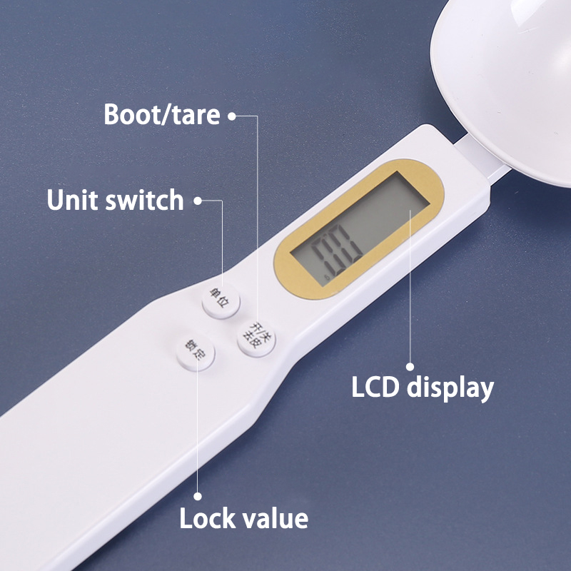 LCDデジタル計量調整可能計量スプーンキッチンスケール電子計 - Baking Powder Kitchen のレビューと価格
