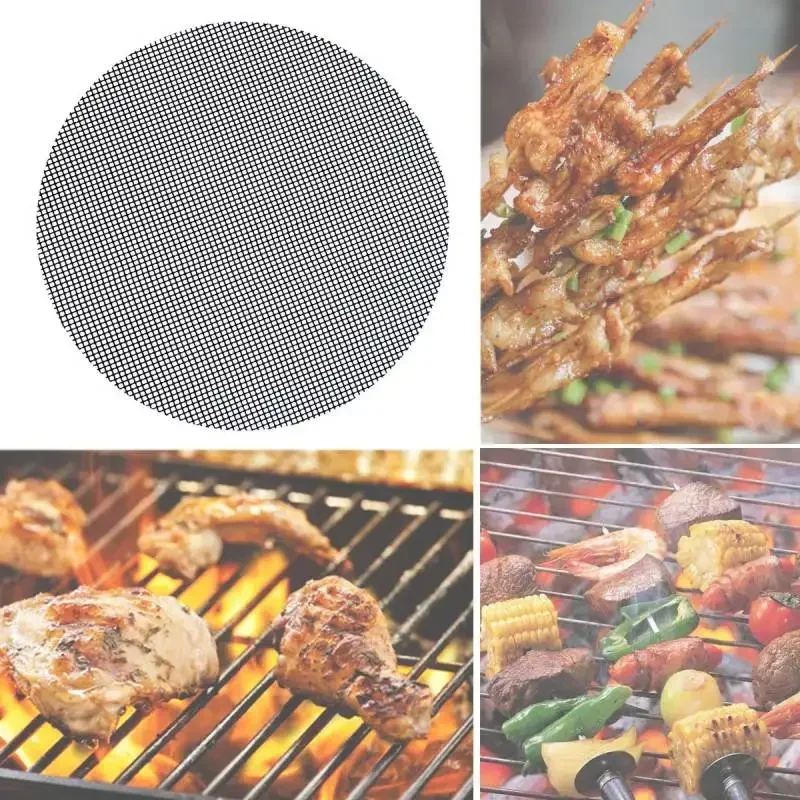 バーベキューバーベキューPTFEメッシュマット、グラスファイ - Super Kitchen Baking Mat のレビューと価格
