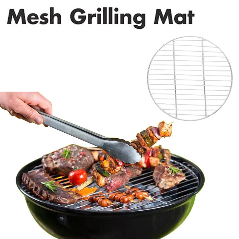 1個入り ステンレス製 丸型BBQグリルメッシュ 家庭用ロー - Super Kitchen Baking Mat のレビューと価格