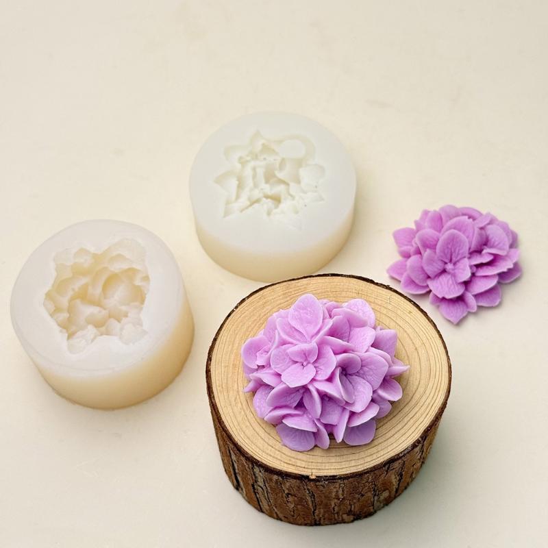 ● アジサイの花シリコンモールド DIY アロマセラピーキャ - Kitchen Appliances For Baking のレビューと価格