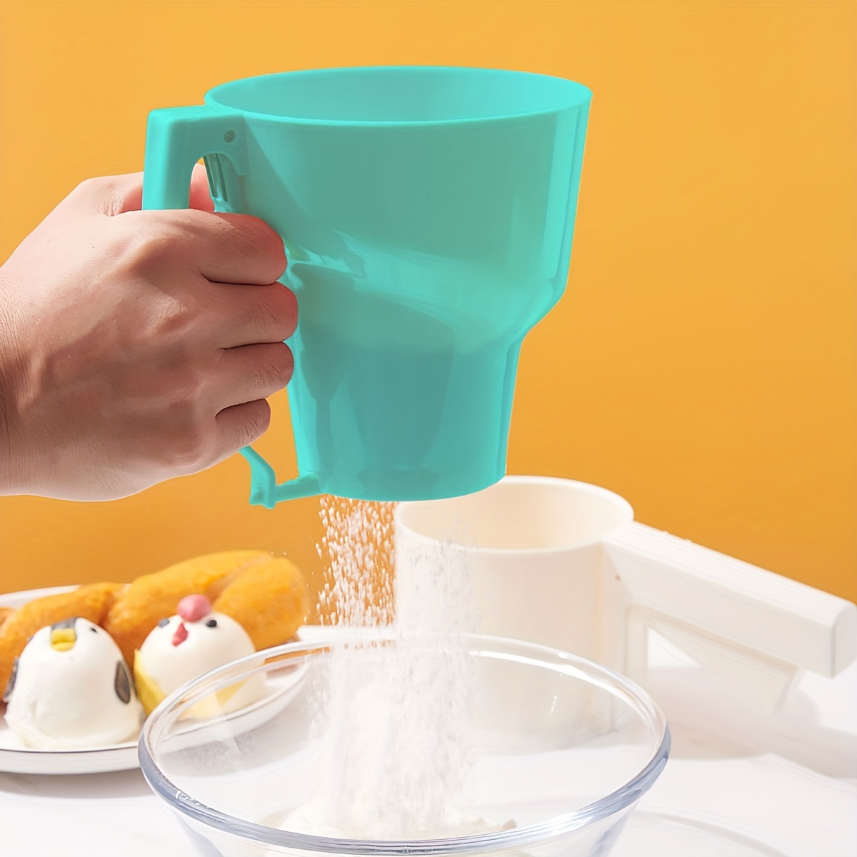 1個-プラスチック製ハンドヘルドパウダーシェーカーメッシュ小 - Baking Powder Kitchen のレビューと価格