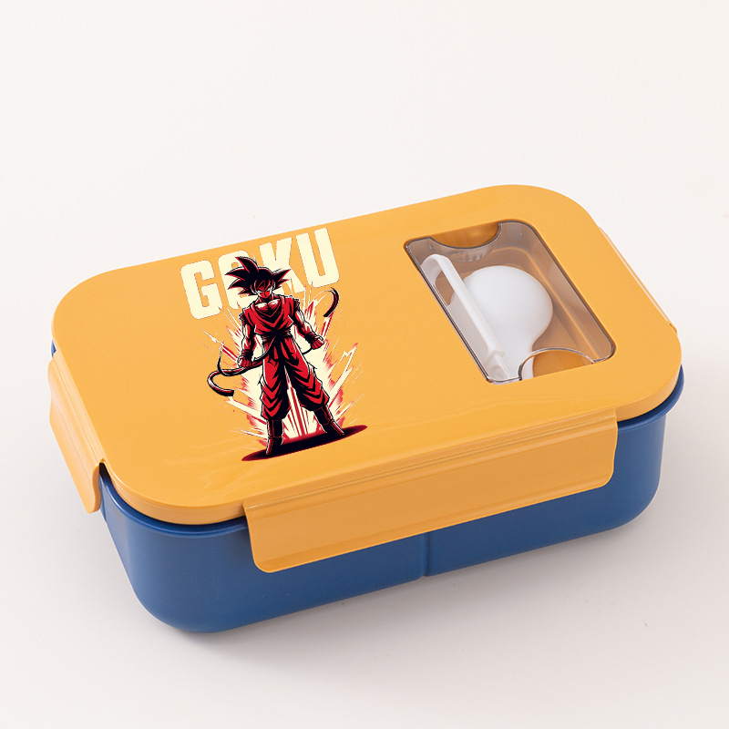 ドラゴンボール男性用ランチボックスポータブル弁当箱食品容器マ - Kitchen Baking Gifts のレビューと価格