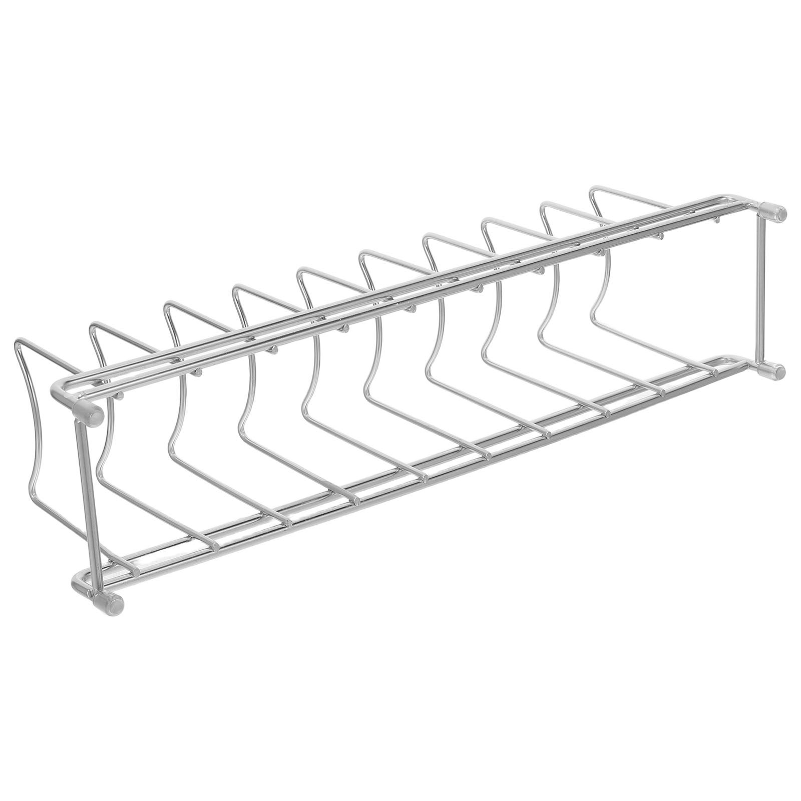 ステンレス製9段鍋蓋オーガナイザーラック キッチン鍋蓋ホルダ - Kitchen Cabinet Baking Organizer のレビューと価格