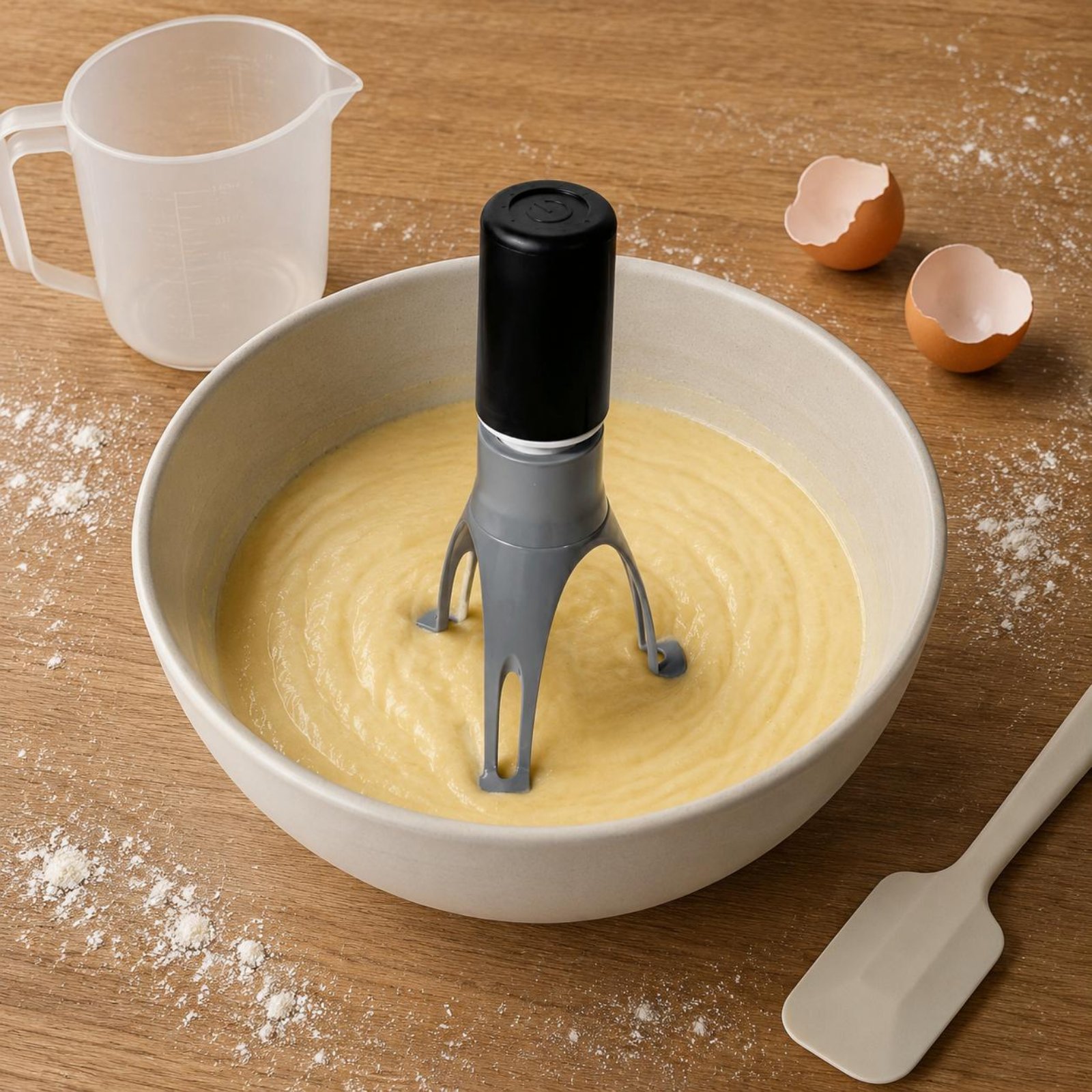自動三角攪拌機 - ハンズフリー電動卵泡立て器＆キッチンミキ - Kitchen Baking Appliances のレビューと価格