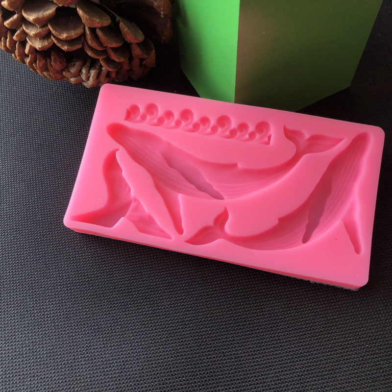 シリコンクジラ型,日曜大工,オーシャンシリーズ,フォンダン, - Kitchen Baking Supplies のレビューと価格