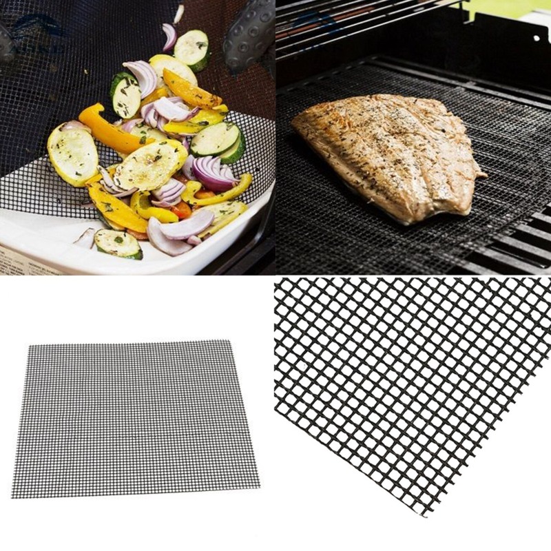 グリルメッシュマット5枚セット、再利用可能なバーベキューノン - Super Kitchen Baking Mat のレビューと価格
