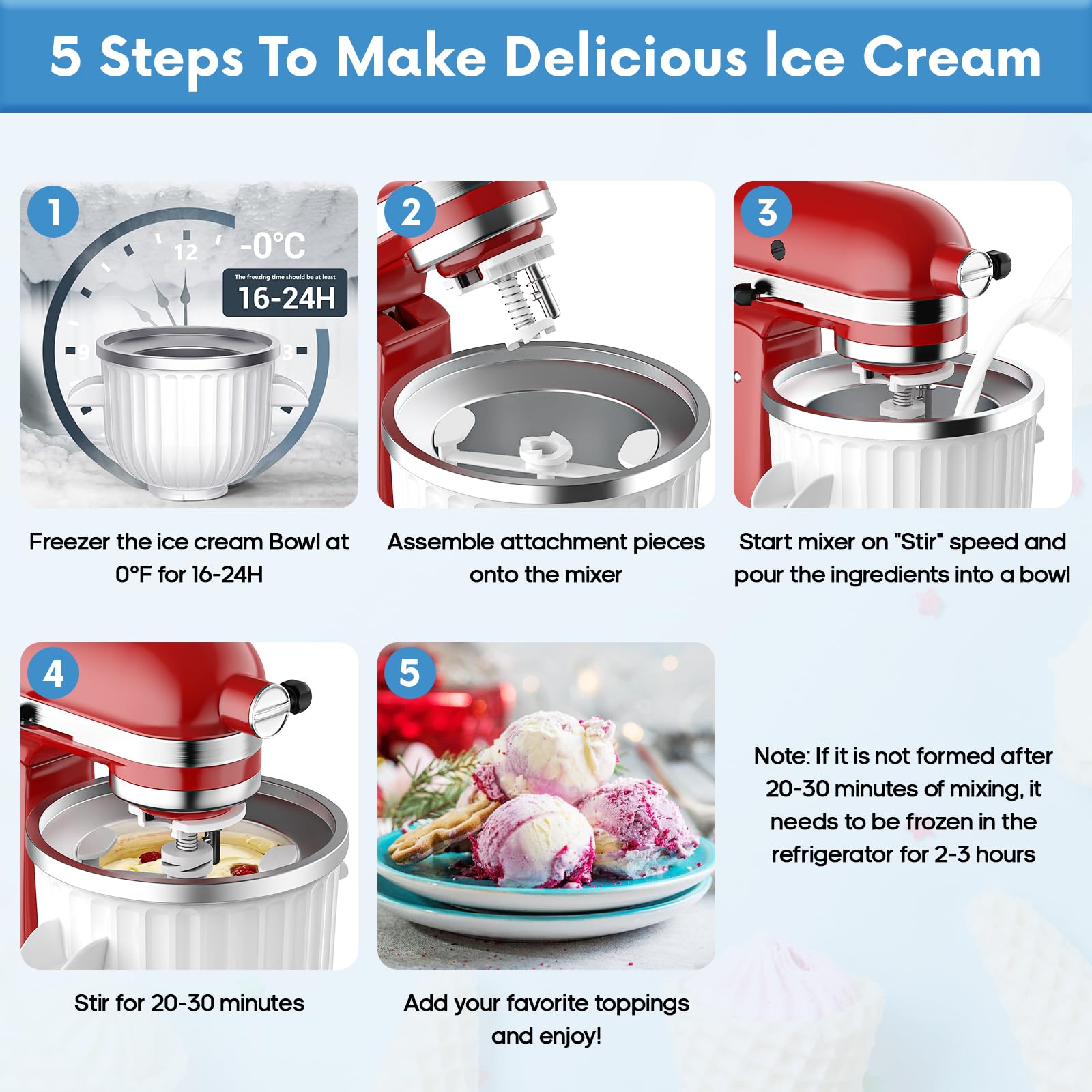 キッチンエイドスタンドミキサー用2クォートアイスクリームメー - Kitchenaid Baking Set のレビューと価格