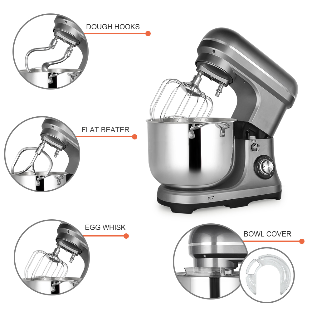11L 2000W 大型強力電動ミキサー ダブルドウフック付 - Kitchen Baking Appliances のレビューと価格