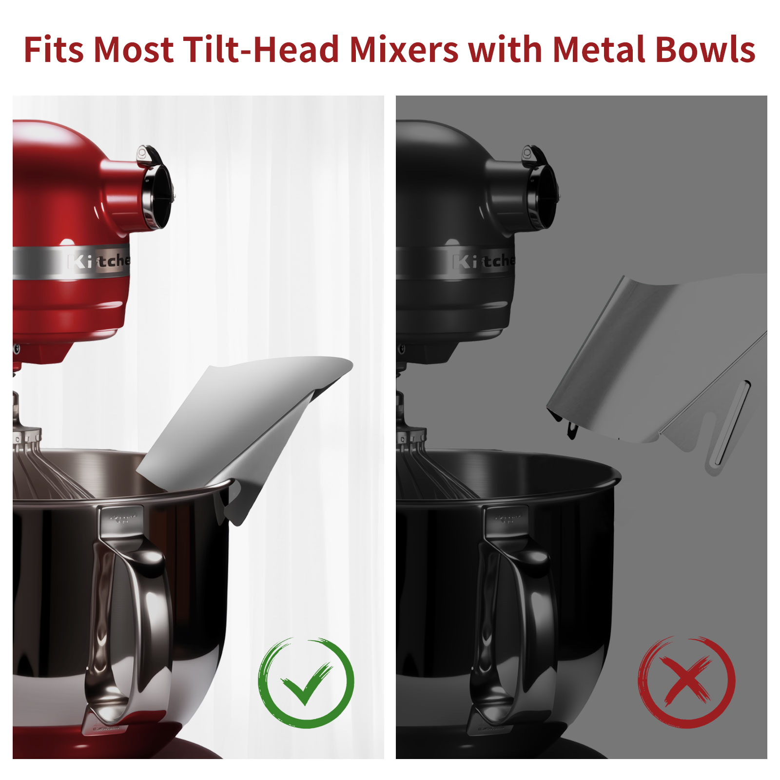 スタンドミキサー用ステンレススチール製ティッピングガード1個 - Kitchenaid Baking Set のレビューと価格