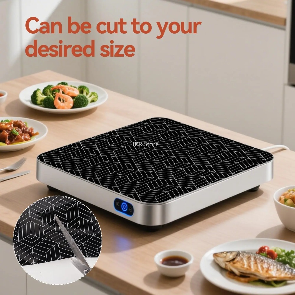 1/2個入りシリコン製IHクックトップマット、耐火性保護、フ - Kitchen Baking Counter のレビューと価格