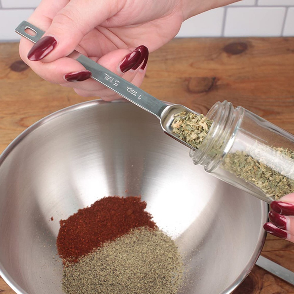 スケール付きステンレス鋼計量スプーン、キッチン用品、長方形の - Baking Powder Kitchen のレビューと価格