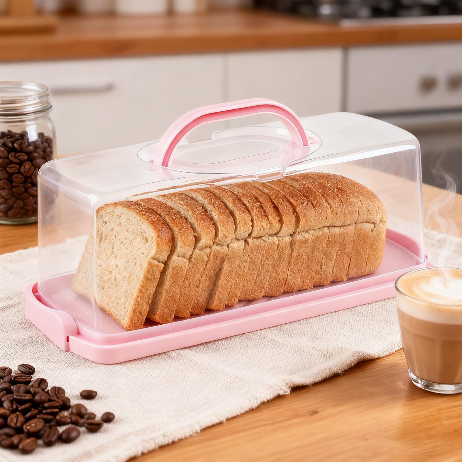 パン容器長方形トーストディスプレイケースパンボックス、ビスケ - Kitchen Baking Counter のレビューと価格