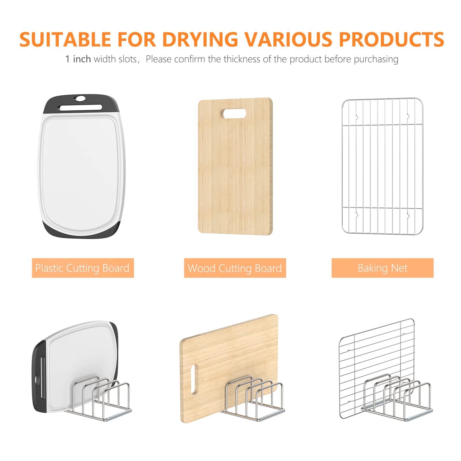 キッチンキャビネットオーガナイザー、スチール製調理器具ホルダ - Kitchen Cabinet Baking Organizer のレビューと価格