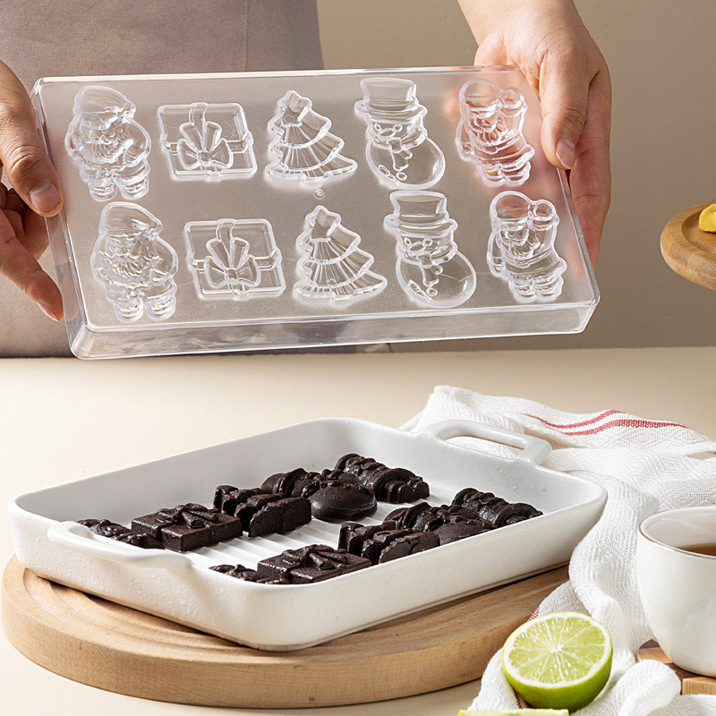 プラスチックチョコレート型 PS 透明チョコレート型クリスマ - Kitchen Baking Supplies のレビューと価格