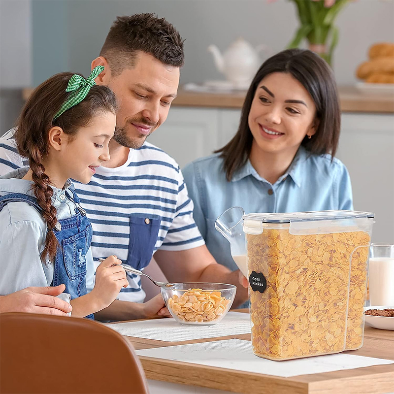 4L シリアル保存容器 蓋付き 1/2/4 個気密食品防湿タ - Kitchen Bank のレビューと価格