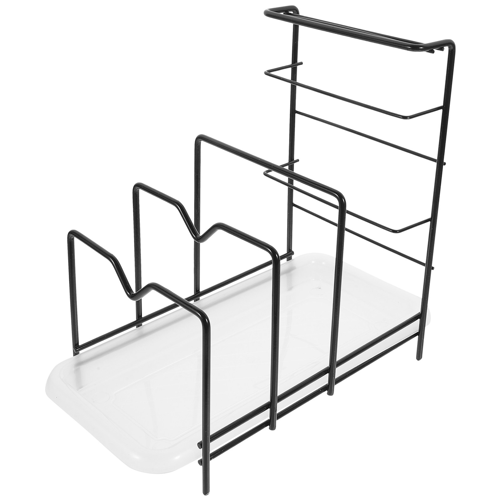 鍋蓋用蓋オーガナイザー、まな板スタンド、まな板ホルダー、ベー - Kitchen Cabinet Baking Organizer のレビューと価格