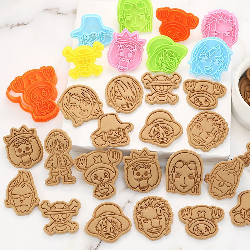 ワンピースクッキングモールドルフィゾロチョッパースカルクッキ - Kitchen Baking Gifts のレビューと価格