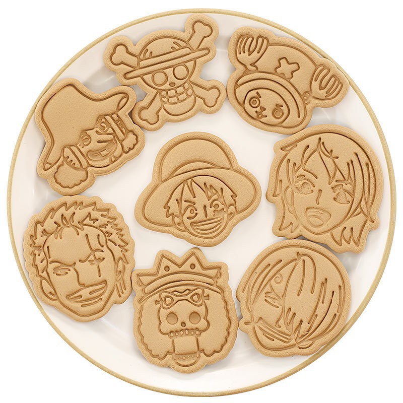 ワンピースクッキングモールドルフィゾロチョッパースカルクッキ - Kitchen Baking Gifts のレビューと価格