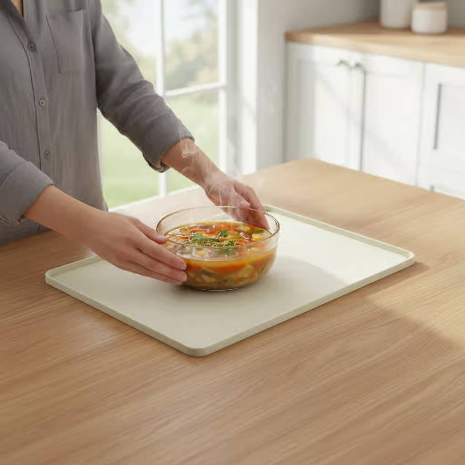 シリコン製電子レンジトップマット 柔軟な電子レンジトッププロ - Kitchen Baking Appliances のレビューと価格