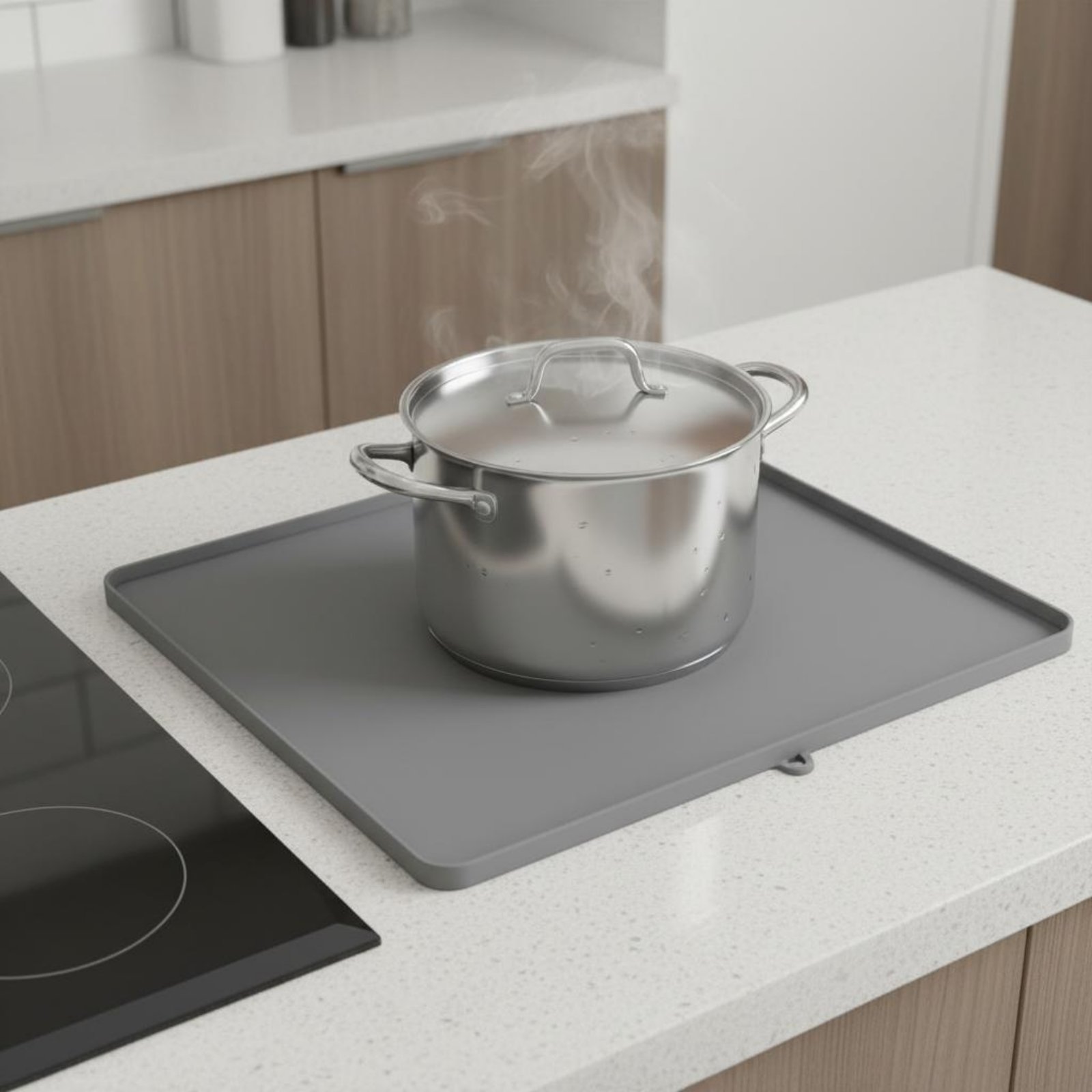 シリコン製電子レンジトップマット 柔軟な電子レンジトッププロ - Kitchen Baking Appliances のレビューと価格